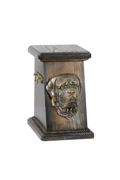Art - Dog Art-Dog Mastiff Englez - Urnă comemorativă din lemn