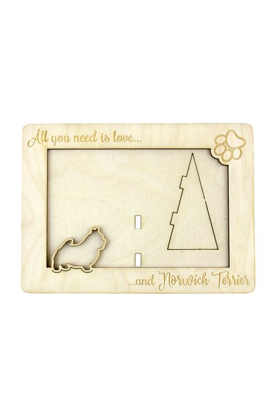 Art - Dog Art-Dog Norwich Terrier - Ramă foto