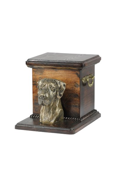 Art - Dog Art-Dog Dachshund - Urnă comemorativă din lemn - Design 8264