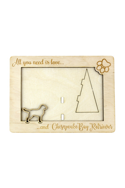 Art - Dog Art-Dog Chesapeake Bay Retriever - Ramă foto