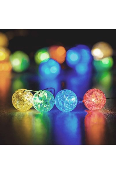 DD SHOP Instalatie cu Lumini Perdea cu 144 de Becuri LED cu Program de Interi...