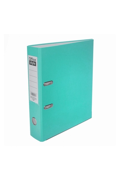 Office Style Biblioraft Verde cu 2 Inele 29x7.5x32cm, pentru arhivare si orga...
