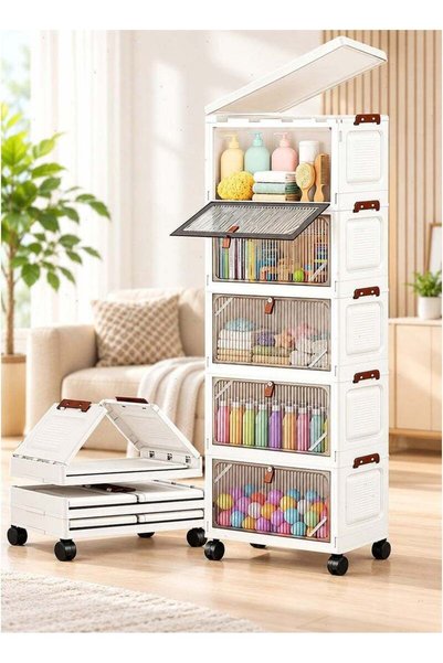 Generic Diddca Storage Bins with Lids, Stackable Closet Organizers and Storag...