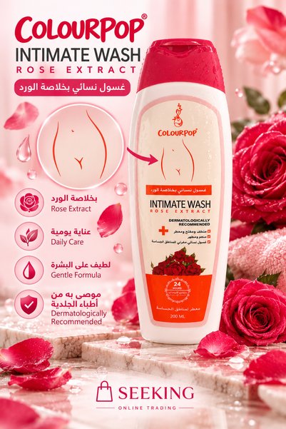 colourpop Rose Extract Feminine Wash for Intimate Care 200ml
