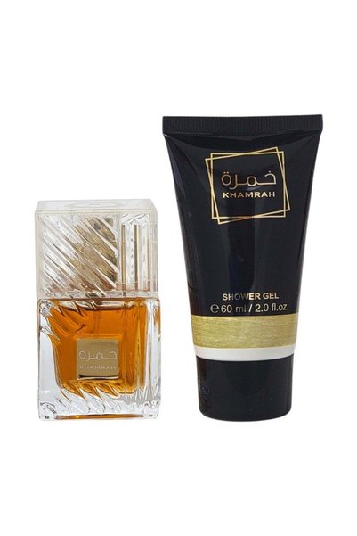 Mystical KHAMRAHA Gift Set – قطعتان |   30 مل عطر + 60 مل جل استحمام |   مجمو...