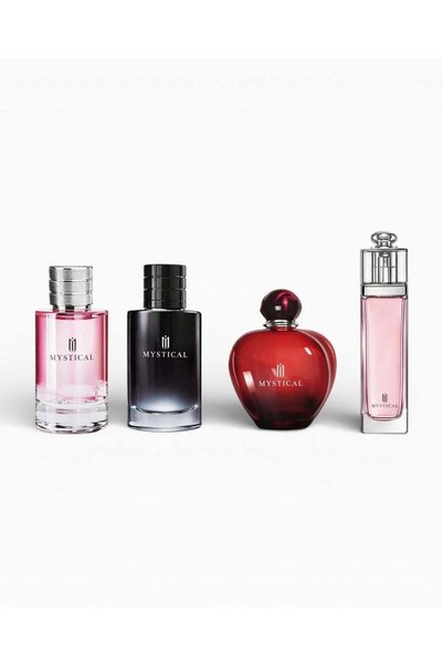 Mystical Collection B950-7 Eau de Parfum Set for Men & Women – 4 Pieces x 30m...