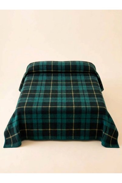 Moon بطانية شتوية تراثية لديكور -وجهين بلونين مختلفين – مقاس نفر ونص 155×250 سم