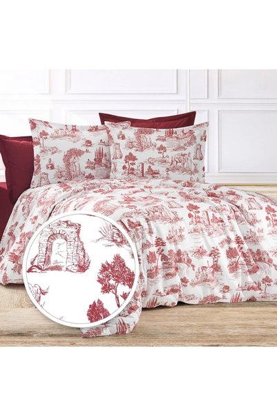 RALEX PUCIOASA Lenjerie de pat creponată 100% bumbac, cu husă – Model CREP56,...