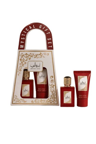 Mystical مجموعة هدايا AMEERAT AL ARAB – قطعتان |   30 مل عطر + 60 مل لوشن للج...