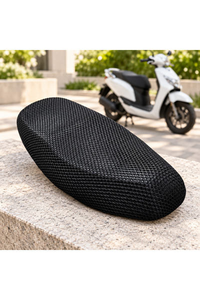 FIXATO Husă șa moto și scuter, FIXATO, plasă respirabilă, design elastic, ant...