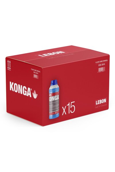 Konga Set de 15 x Detergent profesional concentrat pentru podele 1L, parfum O...