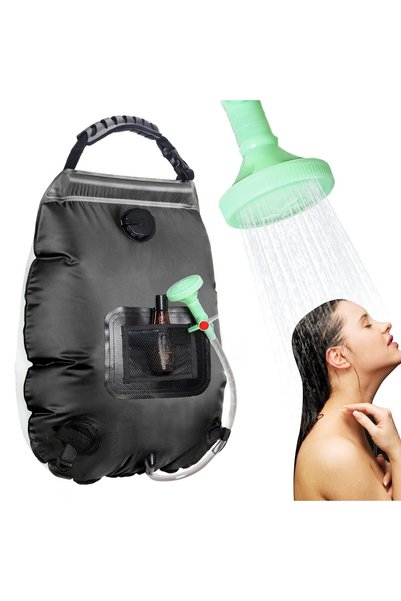 GENERAL Unniweei Solar Portable Shower Bag, 5 Gal/20L Solar Heating Camping S...