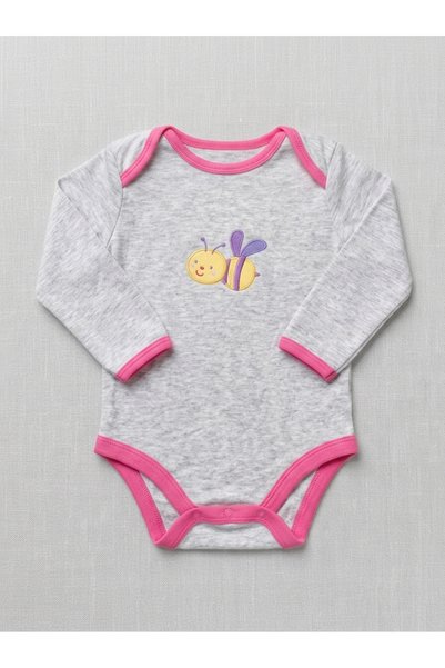 Yolka clothing Body pentru fetita cu model albinuta, 6 luni