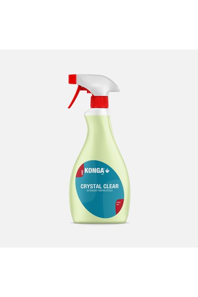 Konga Soluție de curățat geamuri Crystal Clear 750ml – Pentru sticlă, oglinzi...