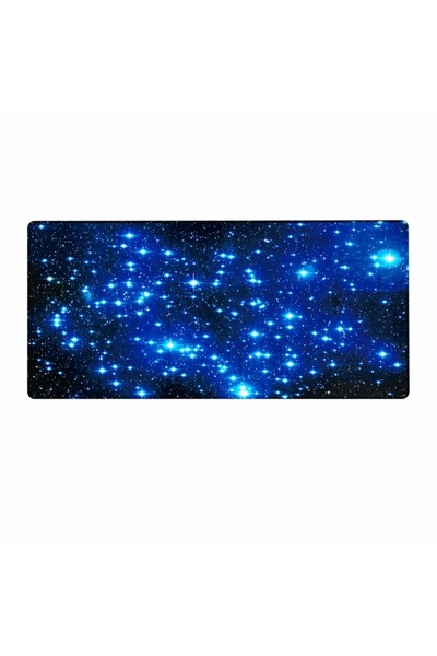 LUXER Interstellar Gaming Mousepad, 90 x 40 cm, Rubberized Base and Side Stit...