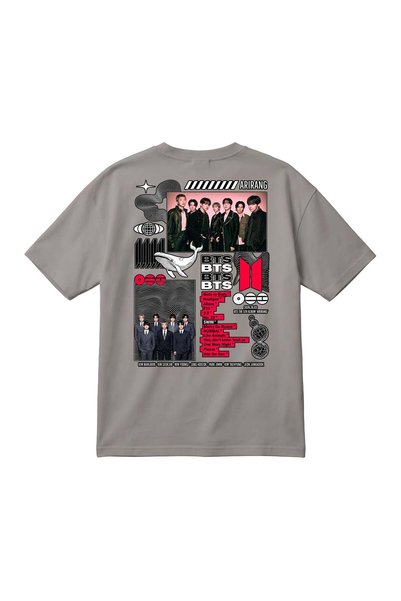 barsdepo Bts Printed T-Shirt, Oversized Unisex Tee Shirt Kids / Adult