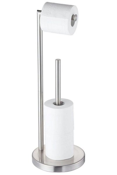 GENERAL Free Standing Toilet Paper Holder Stand: Toilet Tissue Roll Holder fo...