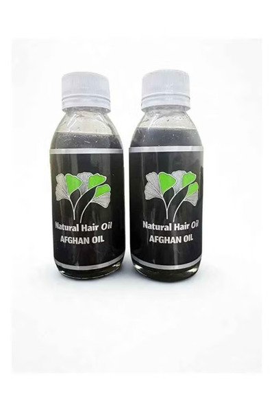 Natural Afghan concentrated herbal oil 125ml, product of two bottles