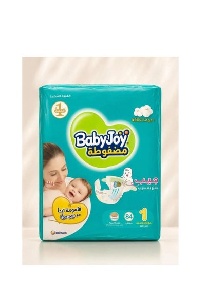 BabyJoy حفاضات "كومبرسدياموند باد"، مقاس 1، للمواليد الجدد، من 0 إلى 4 كجم، ع...