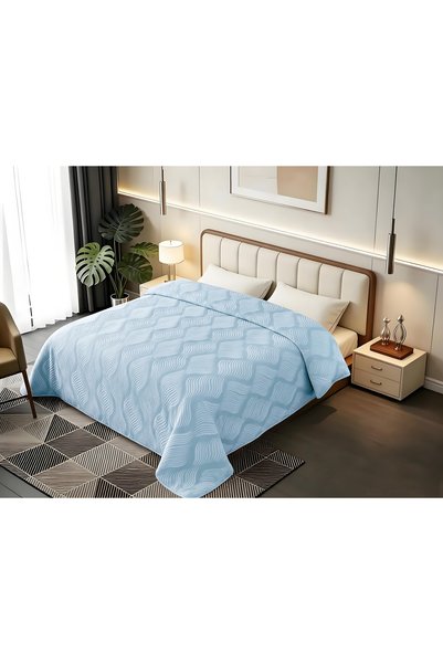 Cannon Wavy Raschel Embossed Blanket 220X240cm - 100% Polyester