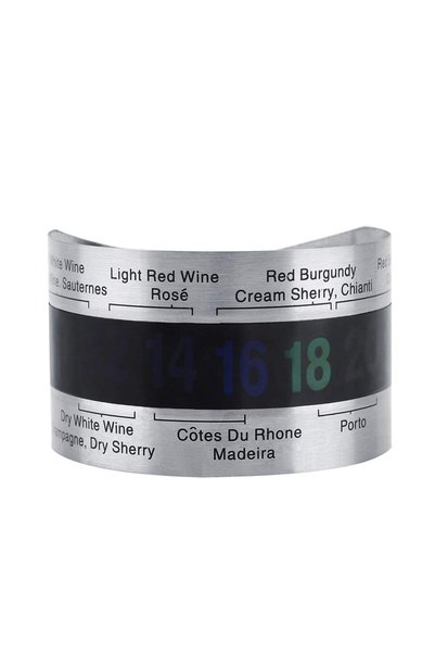 LUXER Stainless Steel Thermometer for Wine Bottle, Digital LCD Display, Therm...
