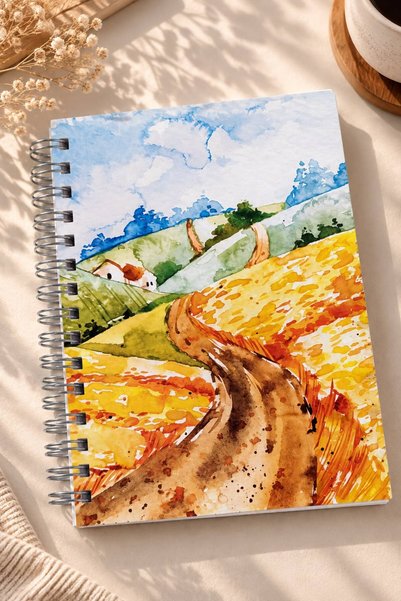 Nathy Notes A5 Spiral-Bound School Notebook, 80 Sheets, 2-Pack – Lined & Dotted