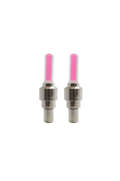 LUXER Set of 2 LED Lights for Bicycle/Car/Motorcycle Wheel, with Valve, Power...