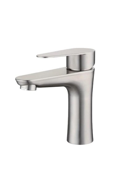Generic Bathroom Basin Mixer Matt Black 1 Hole Deck Mount Lavatory Vessel Was...