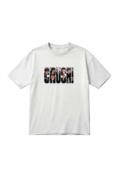 barsdepo Crush-Printed Unisex Oversized T-Shirt