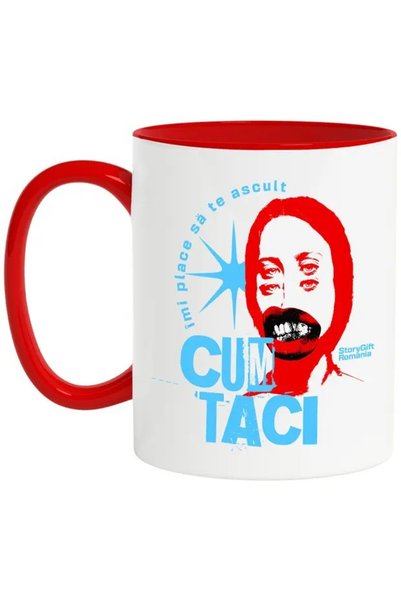 INOVATIX Cana Text Imi Place Sa Te Ascult Cand Taci, Chip Uman, 330ml, Cerami...