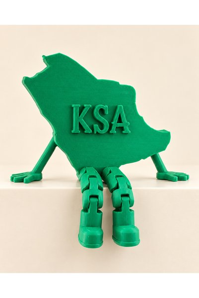 Pressia مجسم خريطة المملكة العربية السعودية KSA