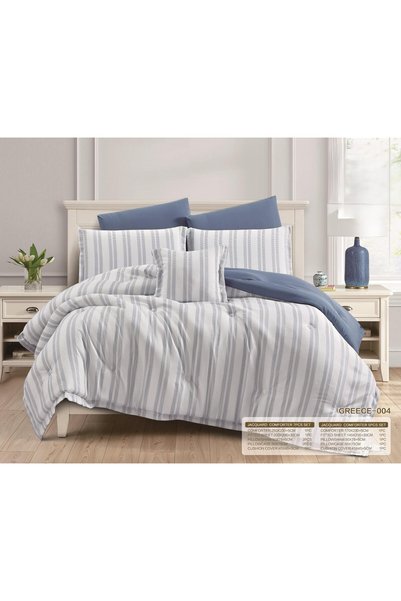 NAJMA Bedspread Nafar and Nafar and Nes with Plaid Design Luxury 5 Pieces 170...