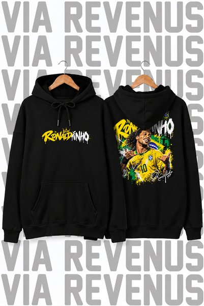 Vordevia Ronaldinho Unprinted Unisex Oversized Hoodie