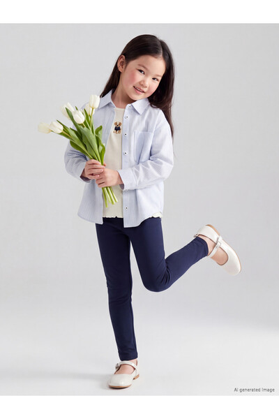 LC Waikiki High-Quality Pieces from Çelebi Store: Striped Girls' 3-Piece Set