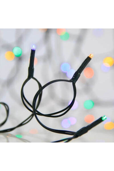 Generic 48 λαμπάκια LED σε σειρά μπαταρίας, 4,8 m, πράσινο καλώδιο, 8 προγράμ...
