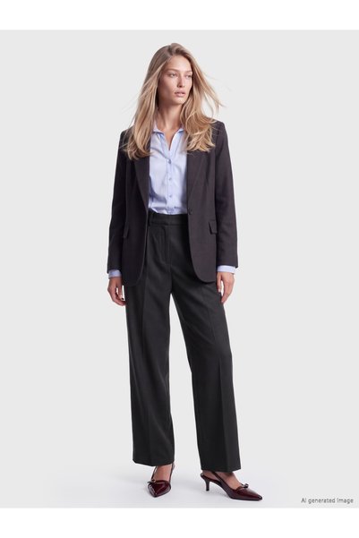 LC Waikiki Loose Fit Women's Pleated Fabric Pants for Style Enthusiasts from ...