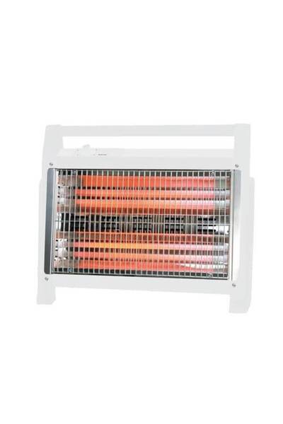 EUROLAMP Θερμάστρα Χαλαζία 1600W, 18,5x46x37(h) cm, Λευκή