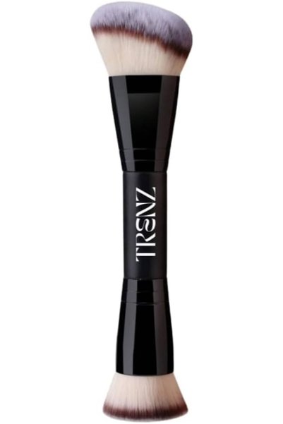 TRENZ فرشاة كريم الأساس ذات الطرفين - T06