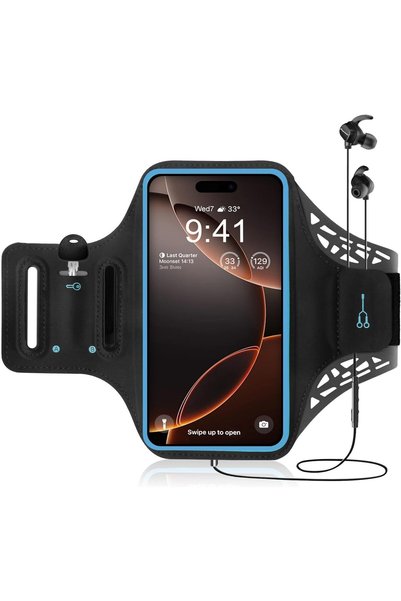 Bukela Sports Armband Fit for iPhone 15 14 13 12 Pro/Max/8 Plus/XR, Gym Runni...