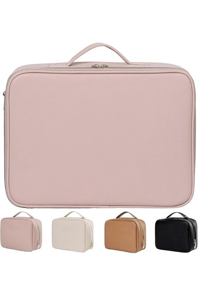 NALACAL Multi-Compartment Toiletry Cosmetics Bag, Travel Makeup Bag, Toiletry...