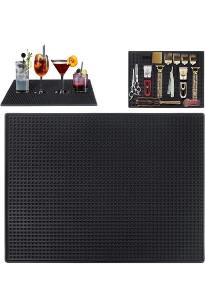 GENERAL Coffee Rubber Service Mat Bar | Non Slip | Dish Glass Drying Mat | Fl...