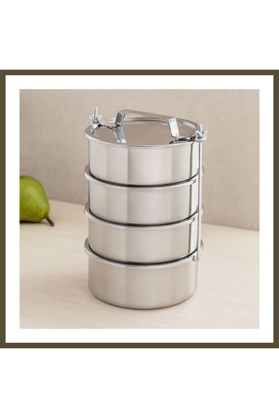 northcity n Steel Travel Bowl, 14 cm - Set of 4 (4.5 cm Deep) BX