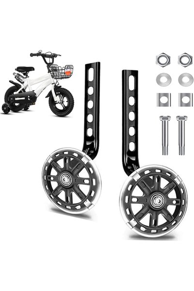 KASTWAVE Kids Bike Support Wheel, Rear Training Stabilizer for 12 14 16 18 20...