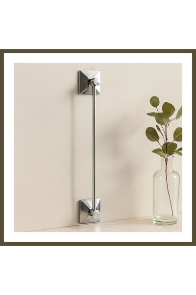 northcity n حامل مناشف معدني طويل مع شريط لاصق BX