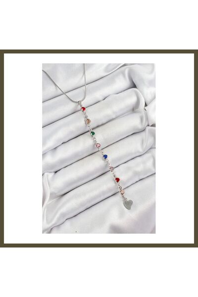 northcity n Rice-Shaped Silver-Colored Mixed-Color Zircon Stone Heart-Shaped ...