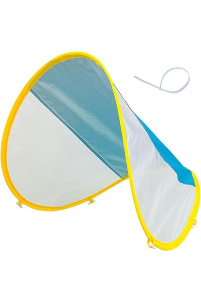 TERRIFI Ergonomic Pool Float Sun Canopy with Removable UV Protection Cover, A...