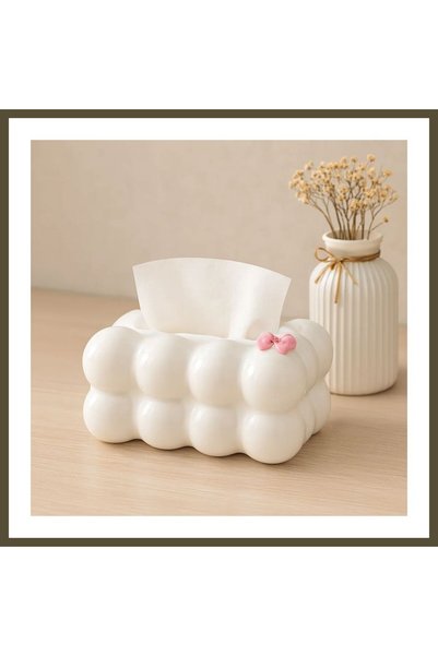 northcity n White Cloud-Patterned Desktop Spring-Loaded Napkin Holder, 19x12....
