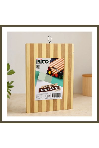 northcity n Bamboo Cutting Board 22x32x1.3 cm with Metal Handles BX