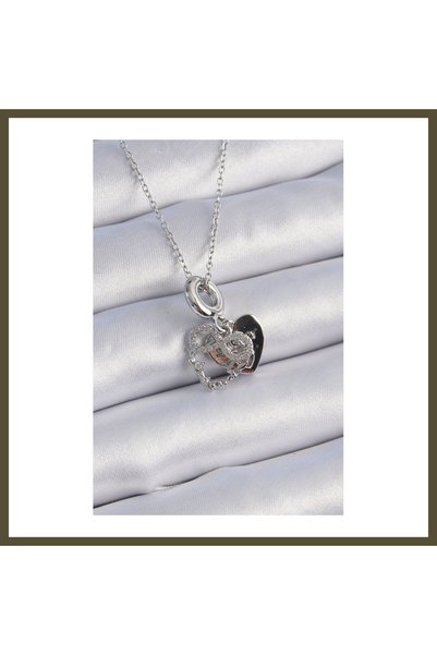 northcity n 316L Steel Silver-Colored Zircon Stone Infinity Symbol Charm Neck...