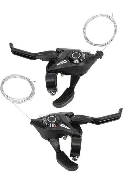 Junlucki Shifter Lever Derailleur, 3x7 21 Speed Shifter Brake Universal Comfo...